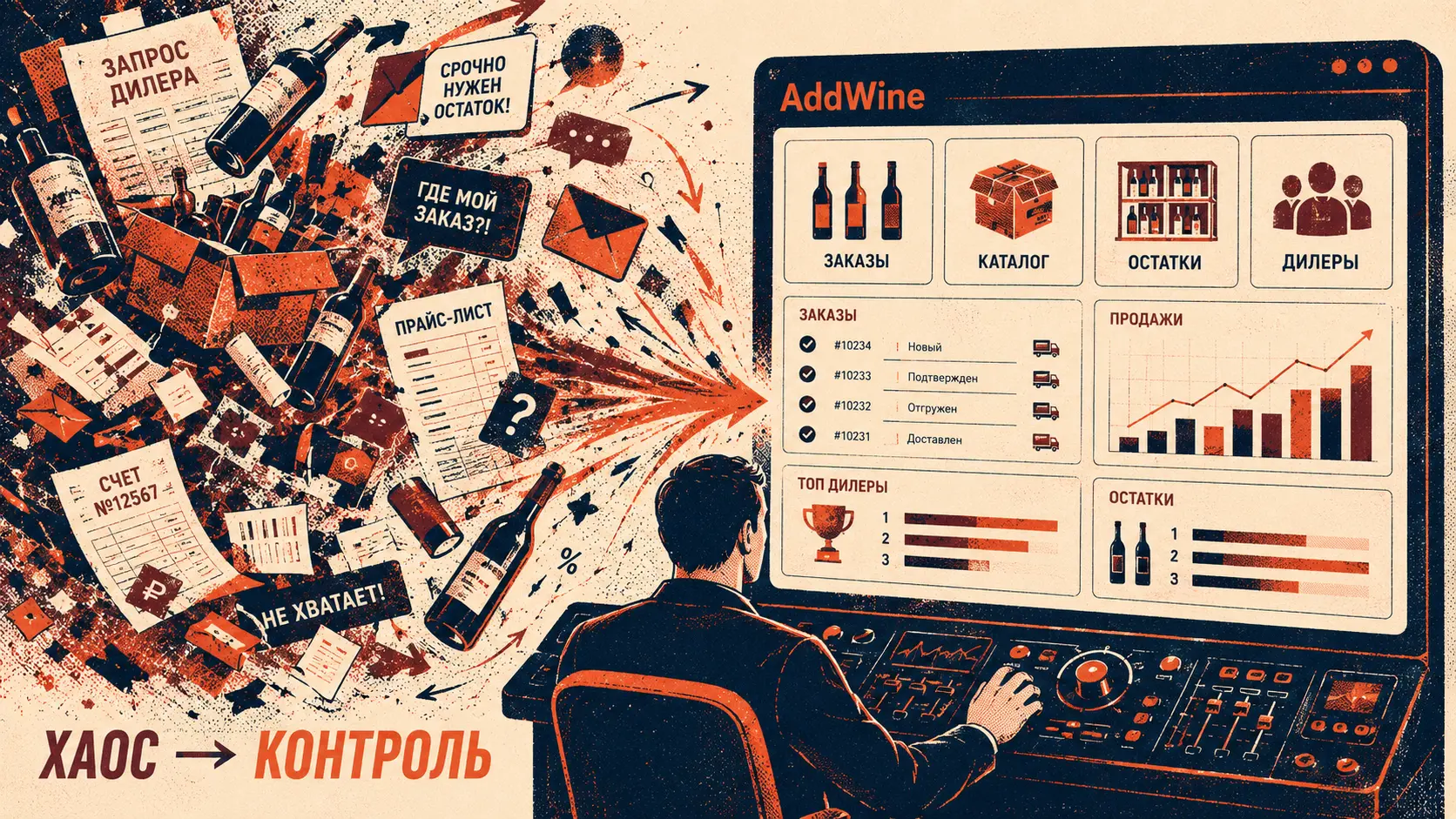 Дилерский e-commerce: как B2B-кабинет на AddWine снимает хаос и возвращает контроль